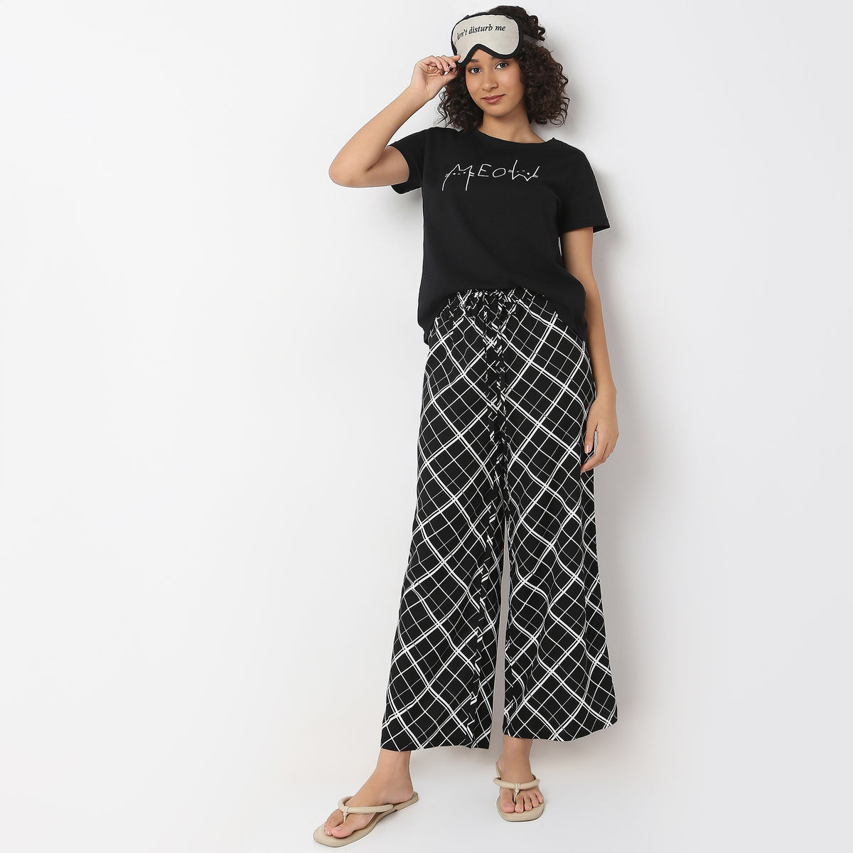 Printed Abstract Lounge Palazzos