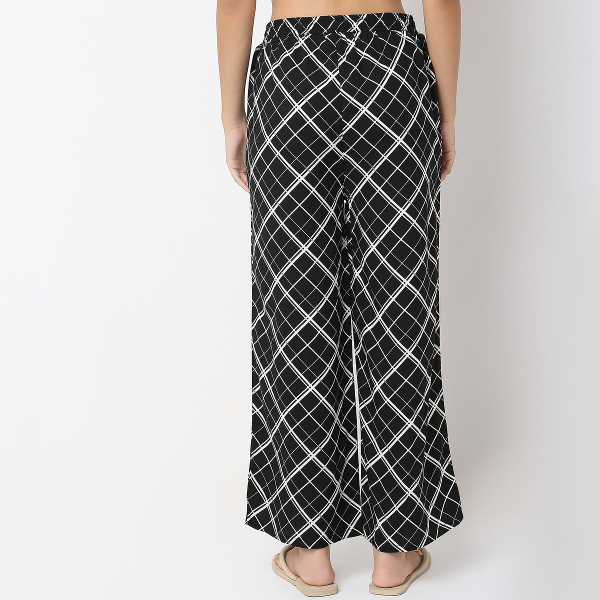 Printed Abstract Lounge Palazzos