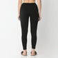 Regular Fit Solid Ankle Length Mid Rise Leggings