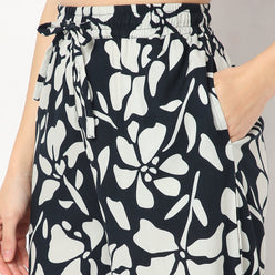 Regular Fit Printed Mid Rise Palazzos