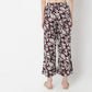 Floral Print Mid-Rise Palazzo Pants