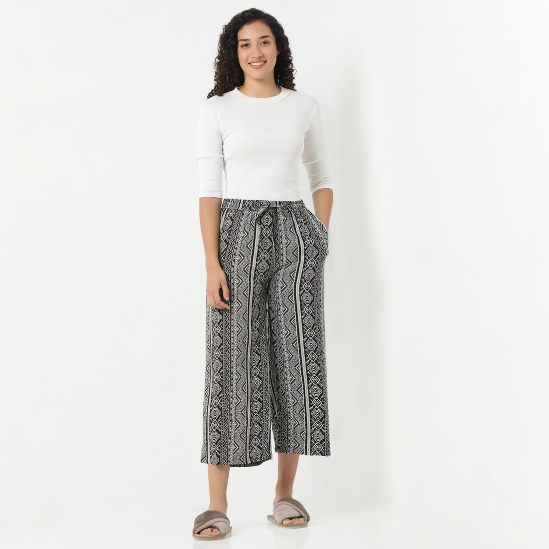 Printed Loungewear Palazzos