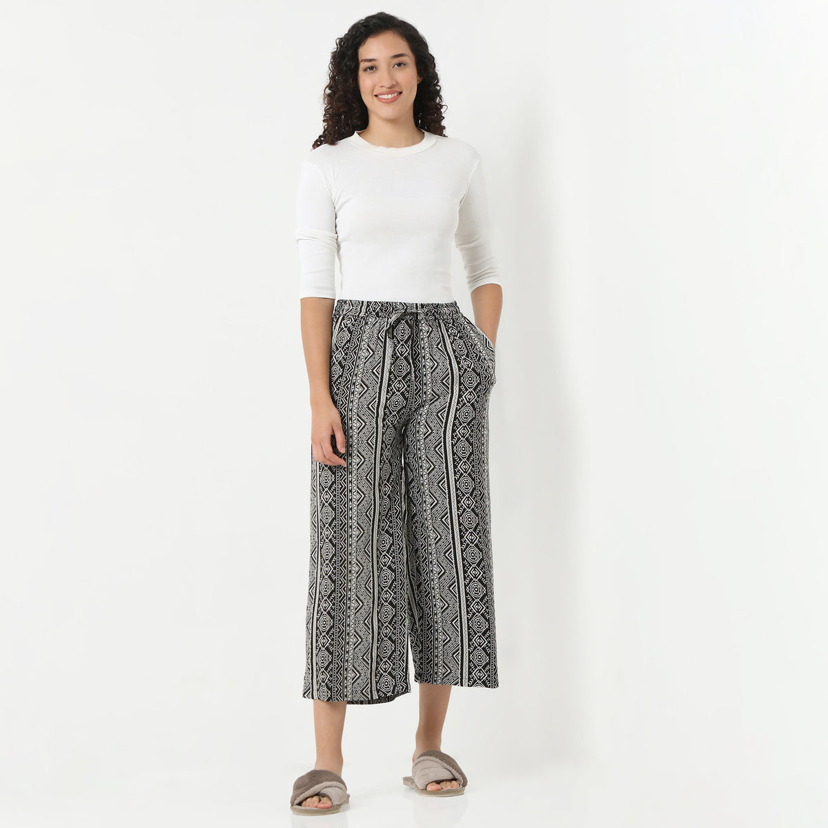 Printed Loungewear Palazzos