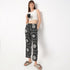Regular Fit Printed Ankle Length Mid Rise Pyjamas