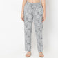 Regular Fit Printed Ankle Length Mid Rise Pyjamas
