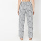Regular Fit Printed Ankle Length Mid Rise Pyjamas