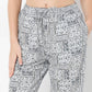 Regular Fit Printed Ankle Length Mid Rise Pyjamas