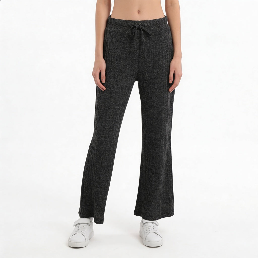 Cotton Ribbed Lounge Palazzo