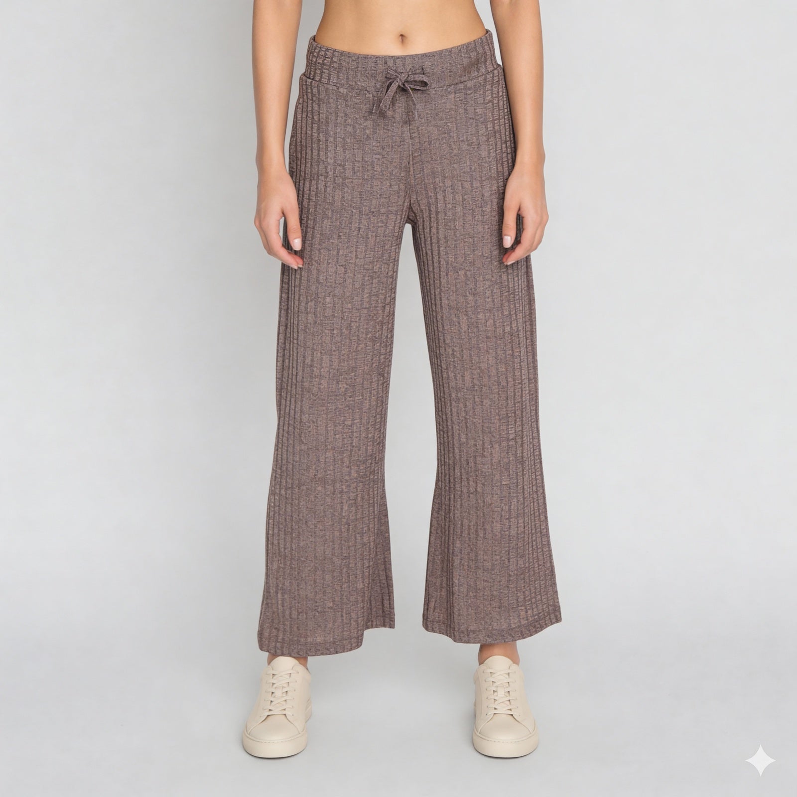 Cotton Ribbed Lounge Palazzo