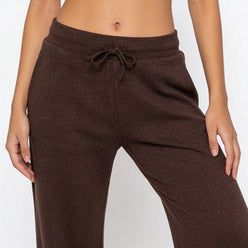 Solid Mid Rise Lounge Palazzos