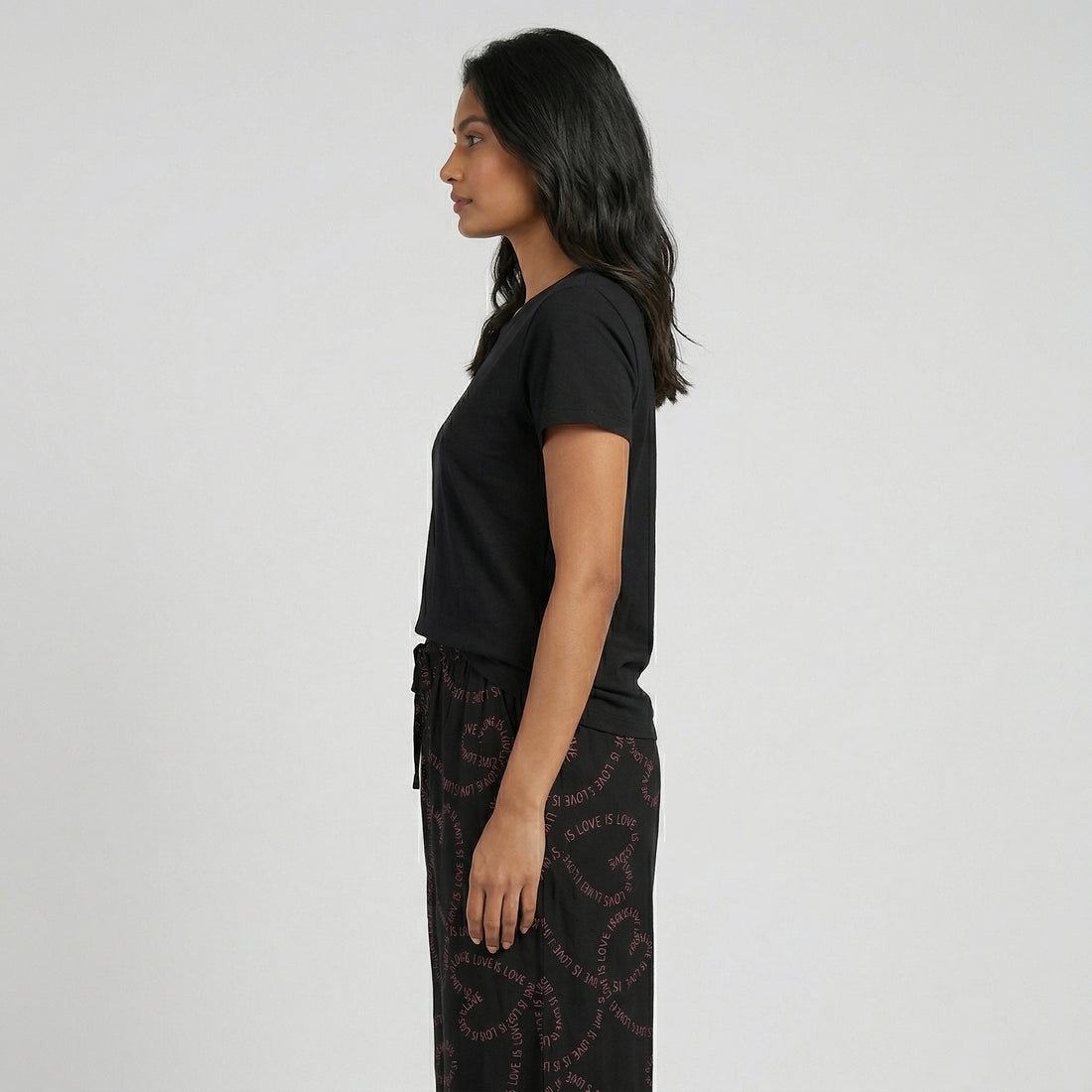 Abstract Mid Rise Lounge Pyjama