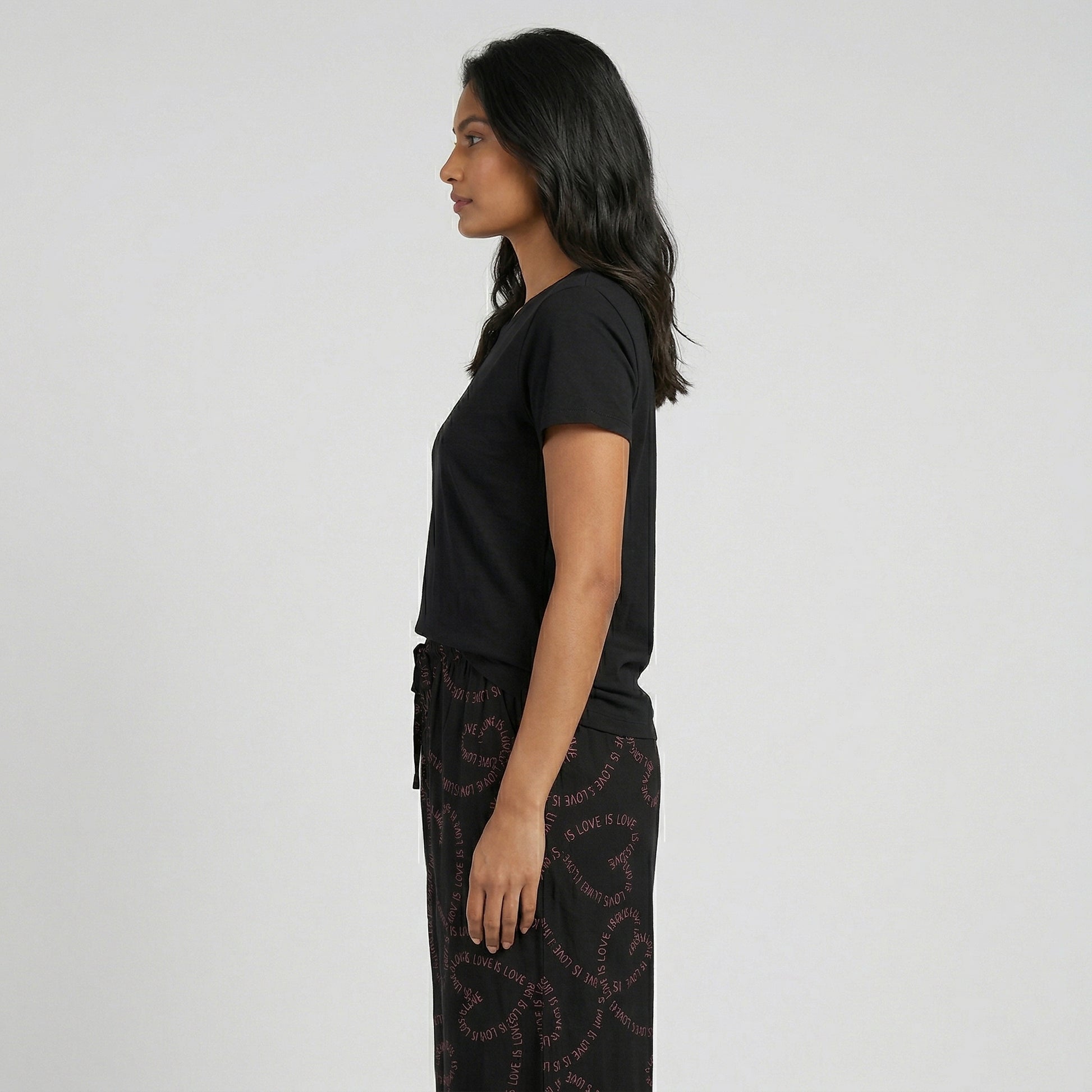 Abstract Mid Rise Lounge Pyjama