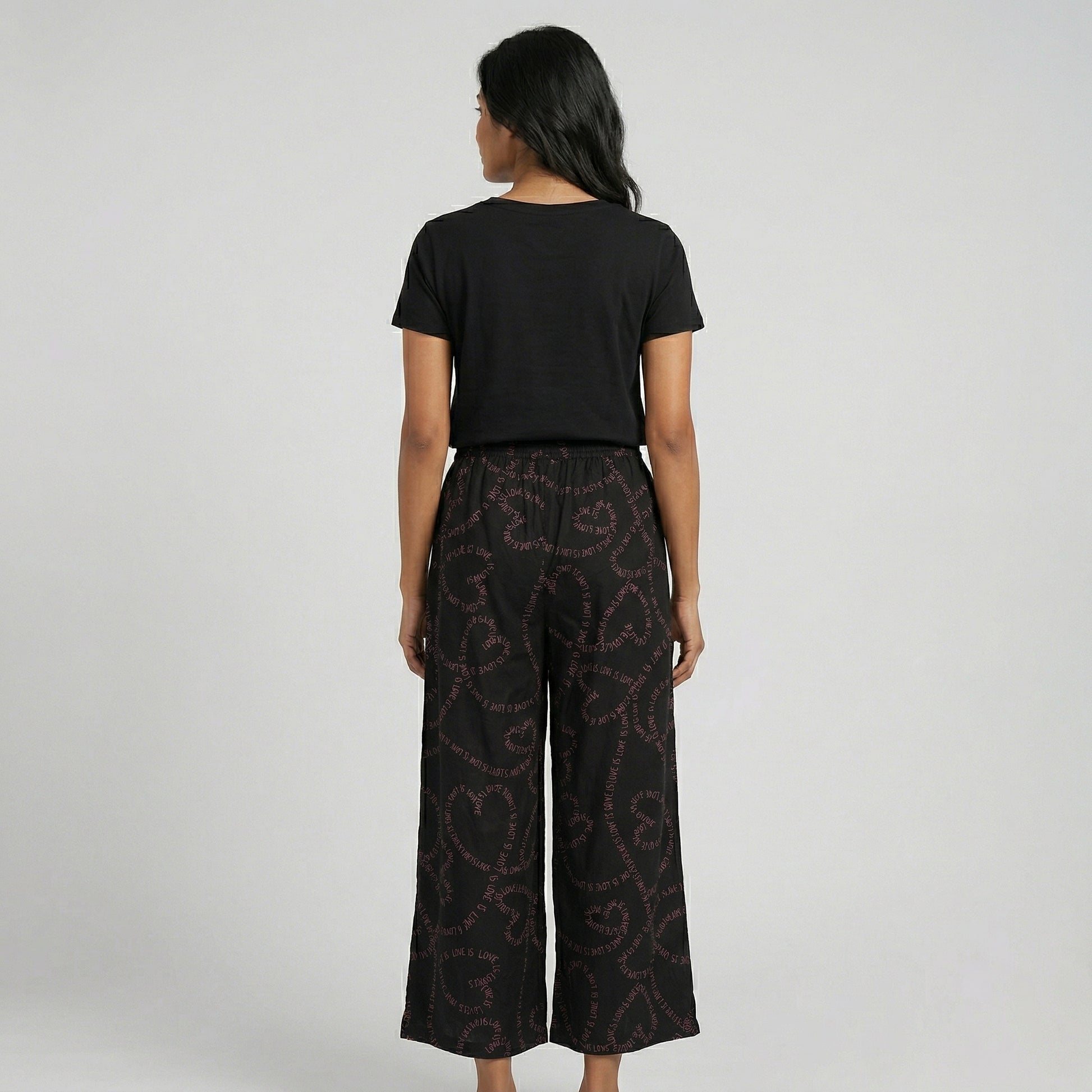 Abstract Mid Rise Lounge Pyjama