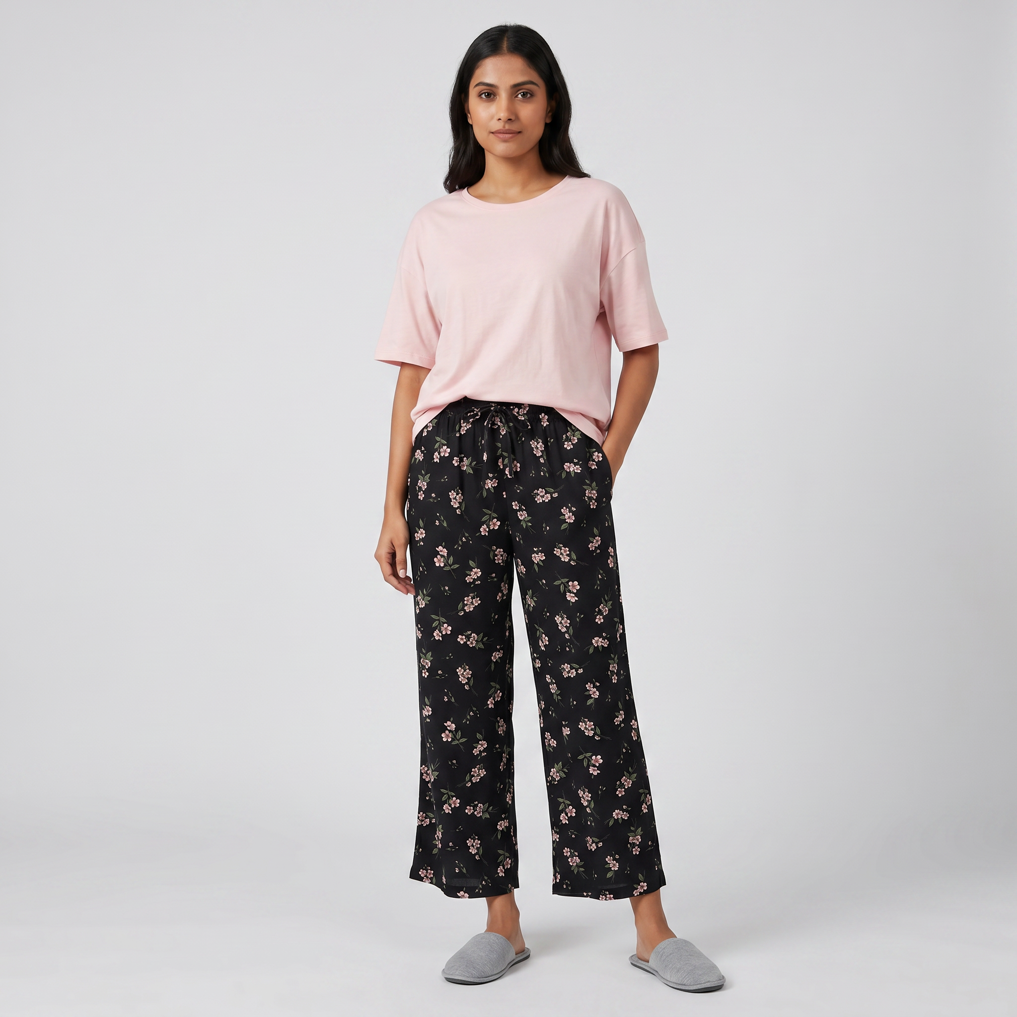 Printed Mid Rise Lounge Palazzos