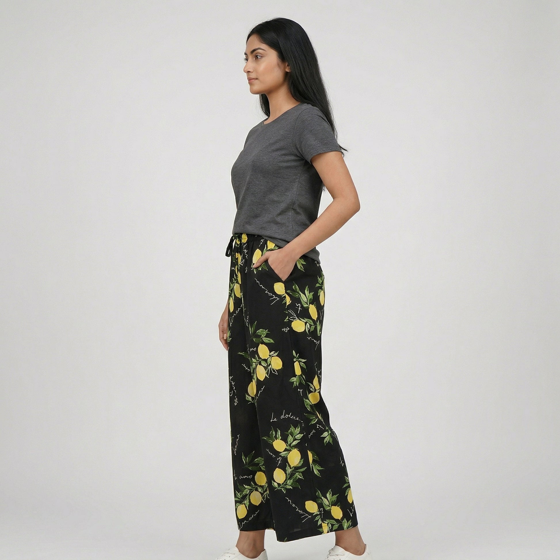 Printed Mid Rise Lounge Pyjama