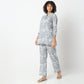Regular Fit Printed Top with Pyjama Set