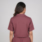 Cotton Solid Shirt with Short Sleepwear Set
