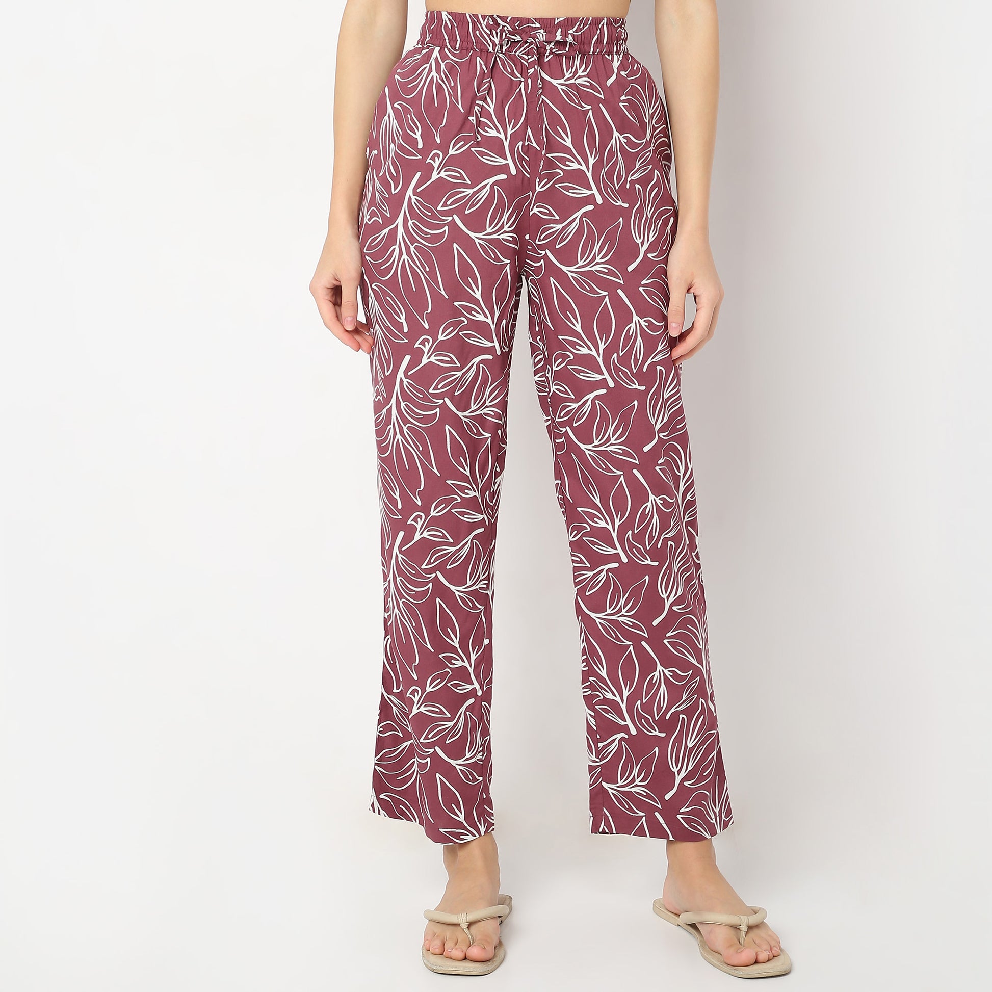 Regular Fit Printed Shirt with Pyjama Set