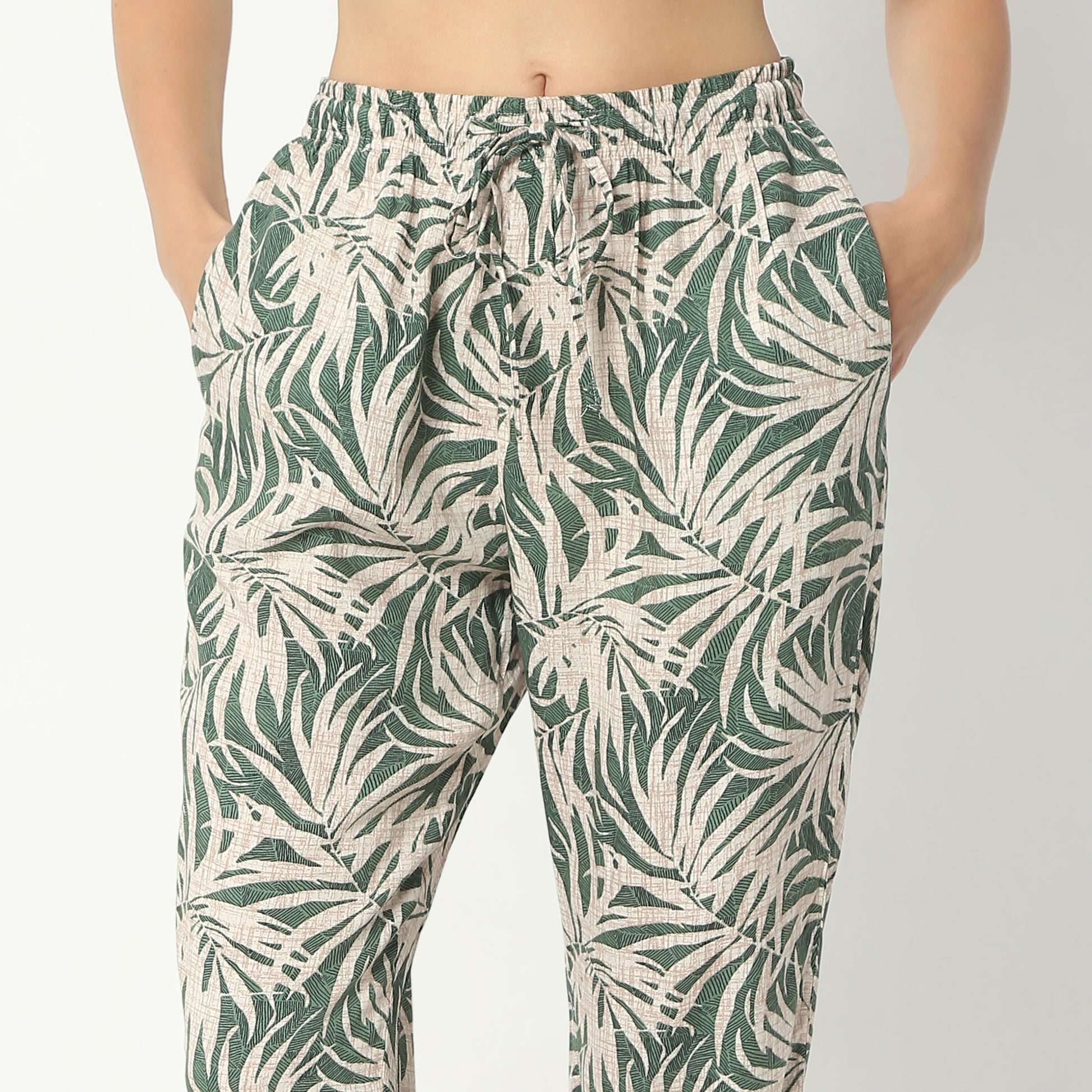 Regular Fit Printed Lapel Collar Regular Length Shirt with Pyjama Sleepwear Set