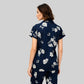 Cotton Printed Shirt with Pyjama Sleepwear Set