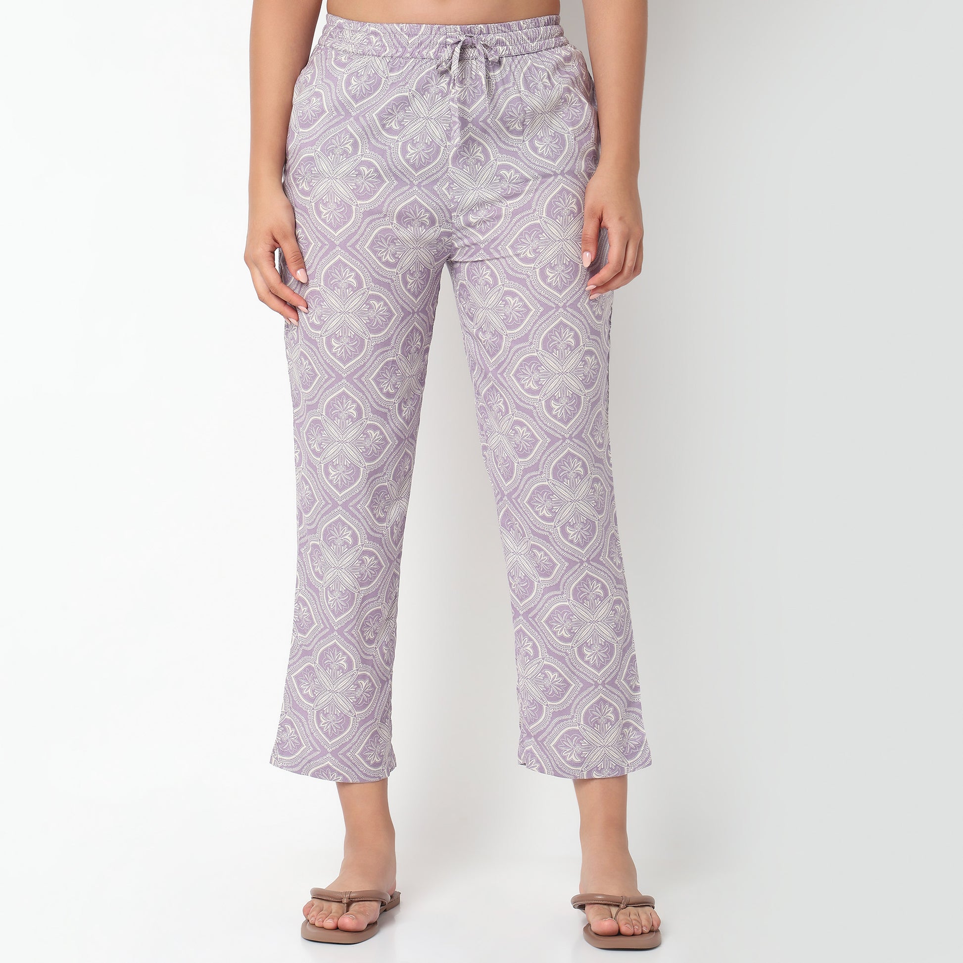 Printed Tunic and Pant Cord Set