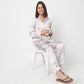 Cotton Printed Shirt with Pyjama Sleepwear Set