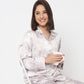 Cotton Printed Shirt with Pyjama Sleepwear Set