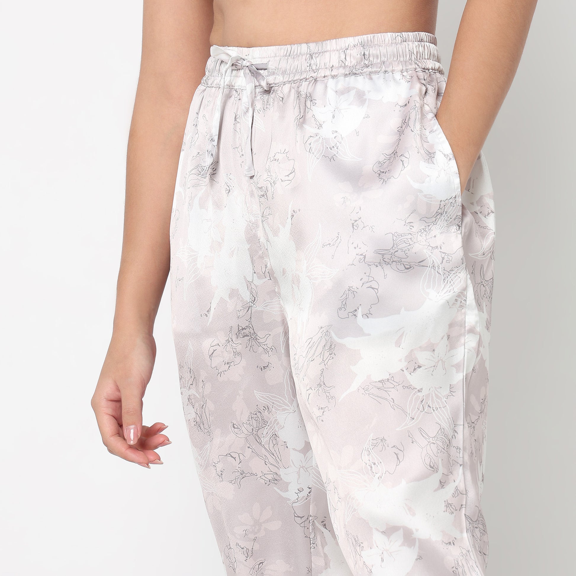 Cotton Printed Shirt with Pyjama Sleepwear Set