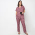 Printed Shirt with Pyjama Sleepwear Set