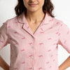 Cotton Printed Top with Shorts Sleepwear Set