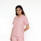 Cotton Printed Top with Shorts Sleepwear Set