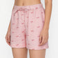 Cotton Printed Top with Shorts Sleepwear Set