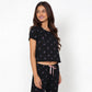 Cotton Printed Top with Pyjama Sleepwear Set