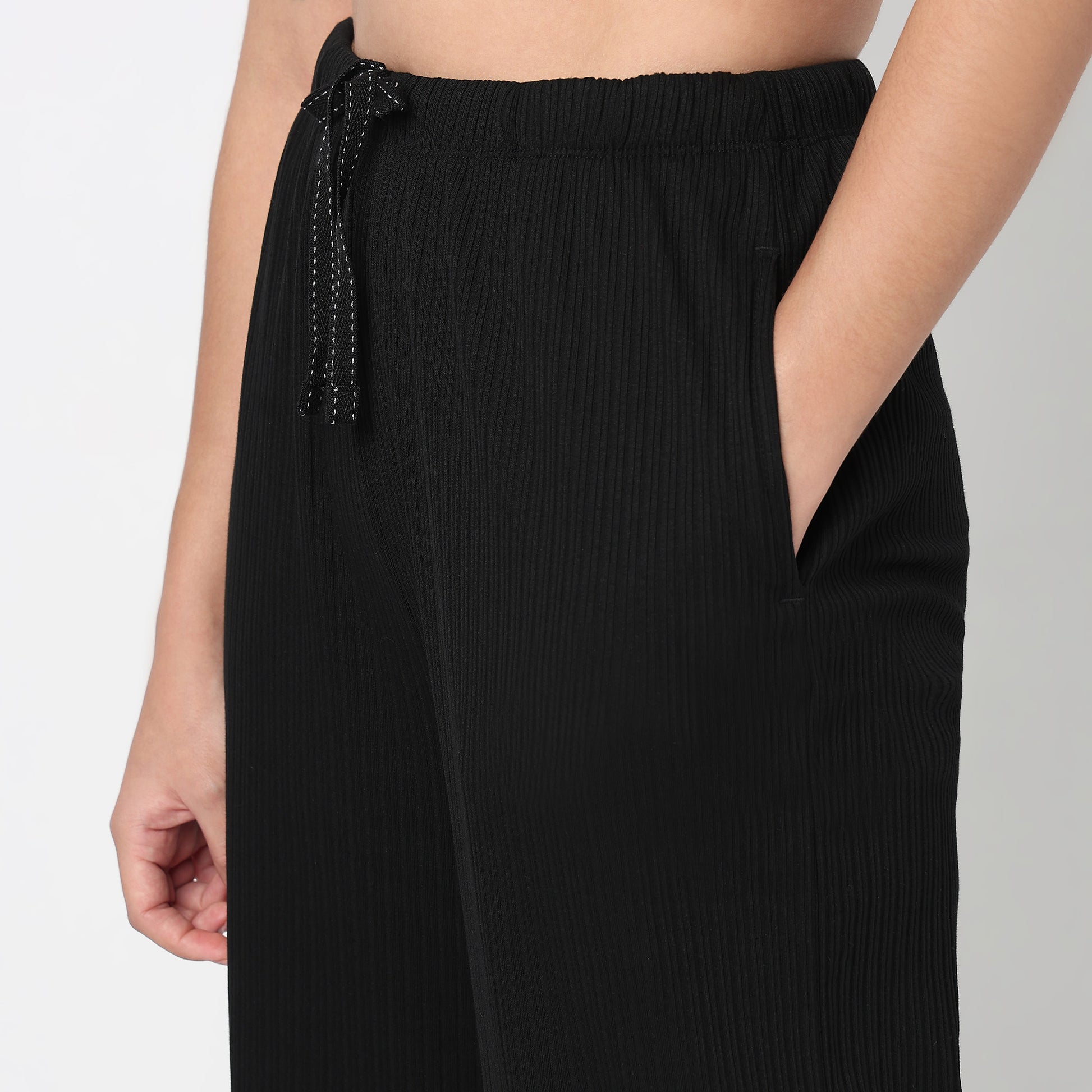 V-Neck T-Shirt with Pyjama Sleepwear Set