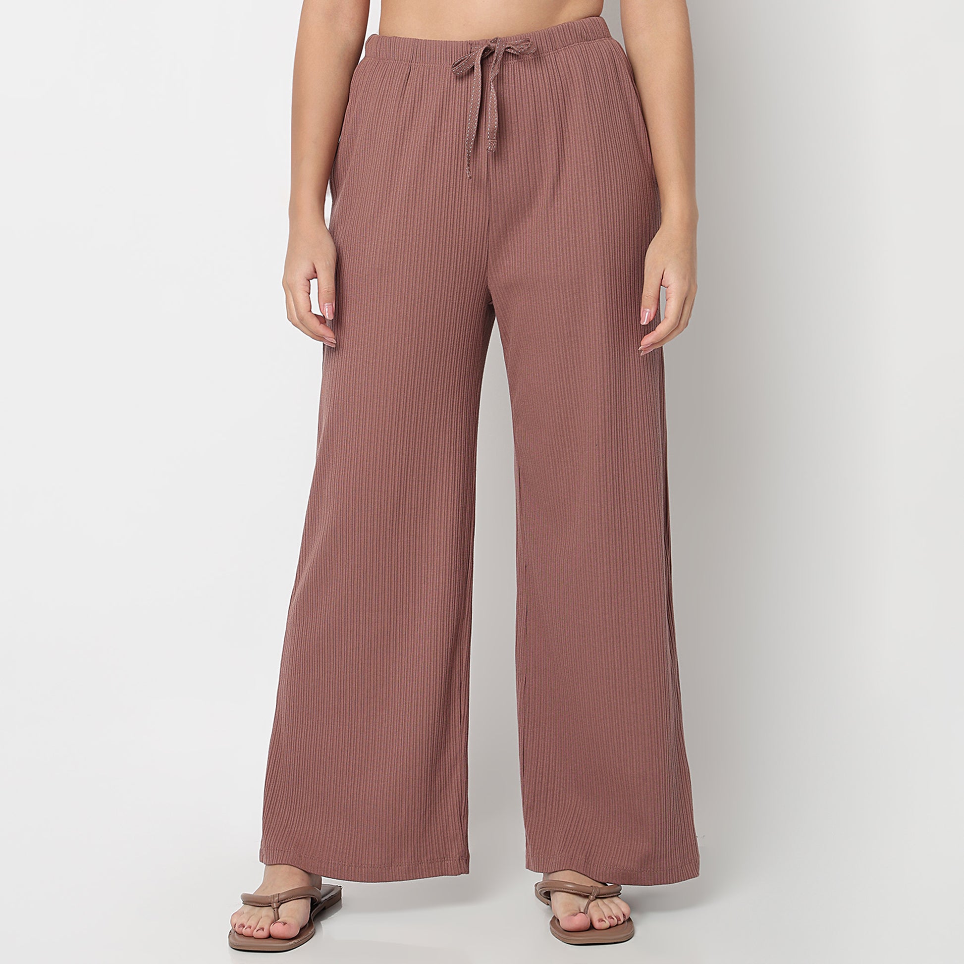 V-Neck T-Shirt with Pyjama Sleepwear Set