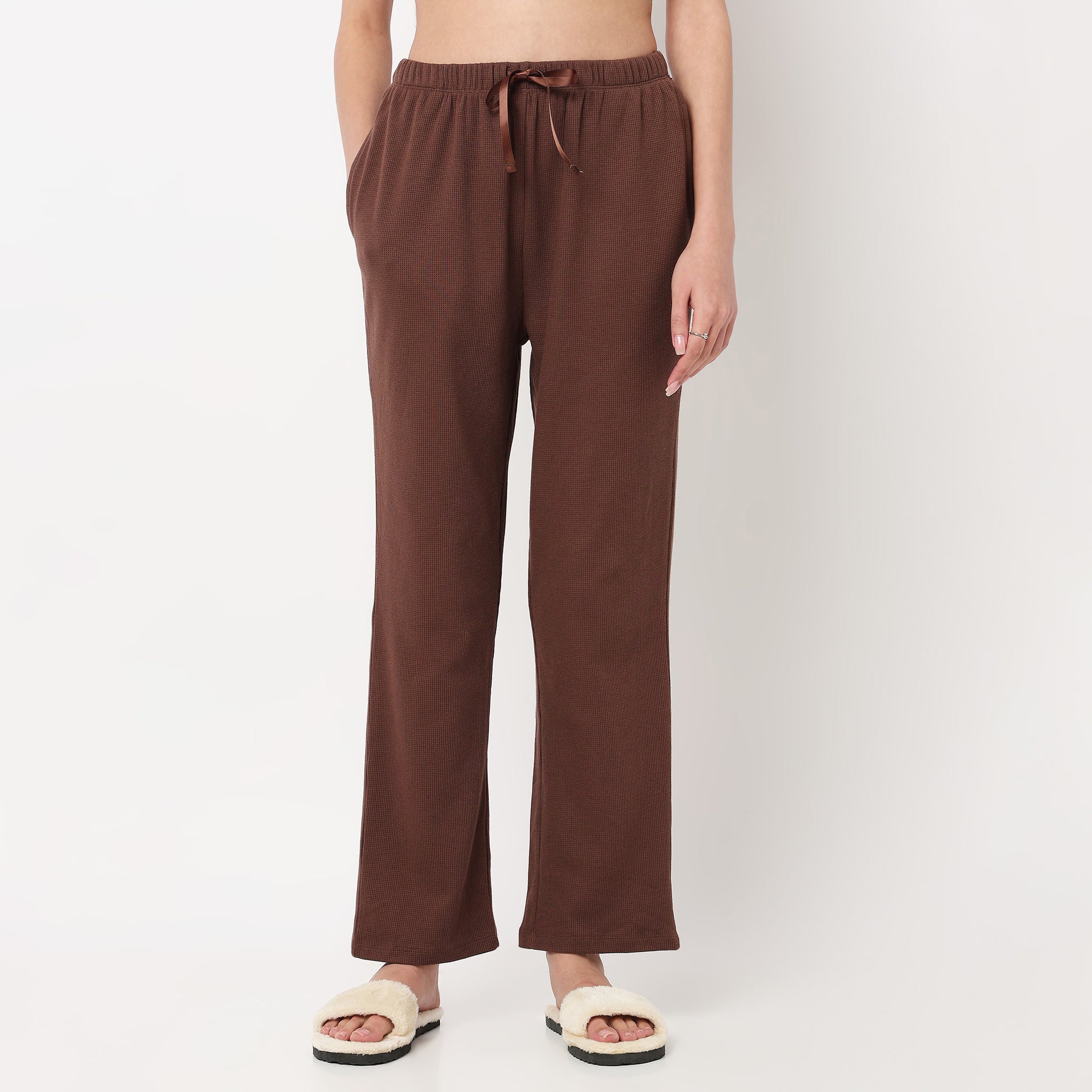 Solid T-Shirt with Pyjama Sleepwear Sets