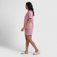 Printed Shirt with Shorts Sleepwear Set