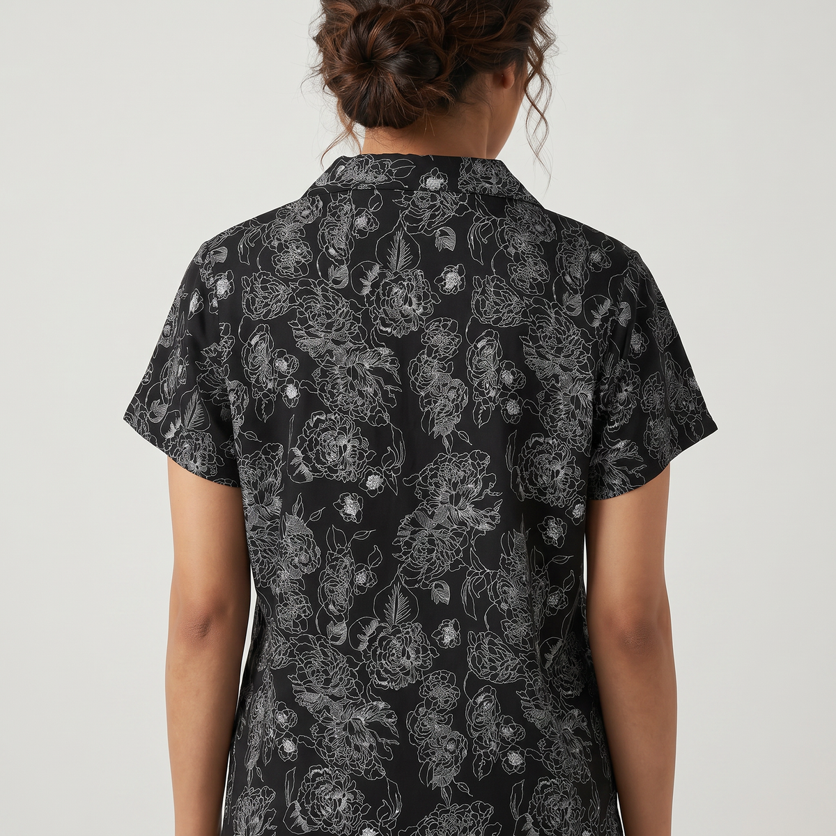 Cotton Printed Shirt with Pyjama set