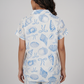 Printed Shirt with Shorts Sleepwear Set