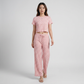 Printed T-Shirt with Pyjama Sleepwear Set