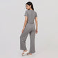 Printed Top with Pyjama Sleepwear Set