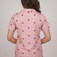 Cotton Printed Shirt with Short Sleepwear set