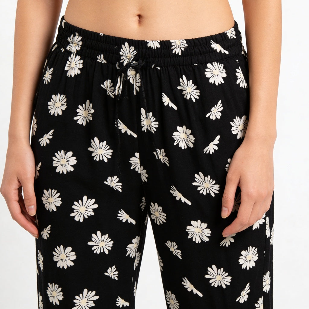 Printed Shirt with Pyjama Sleepwear Set