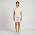 Printed Shirt with Shorts Sleepwear Set