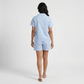 Cotton Striped Shirt with Shorts Sleepwear Set