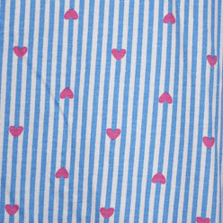 Cotton Striped Shirt with Shorts Sleepwear Set