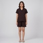 Printed Shirt with Short Sleepwear set