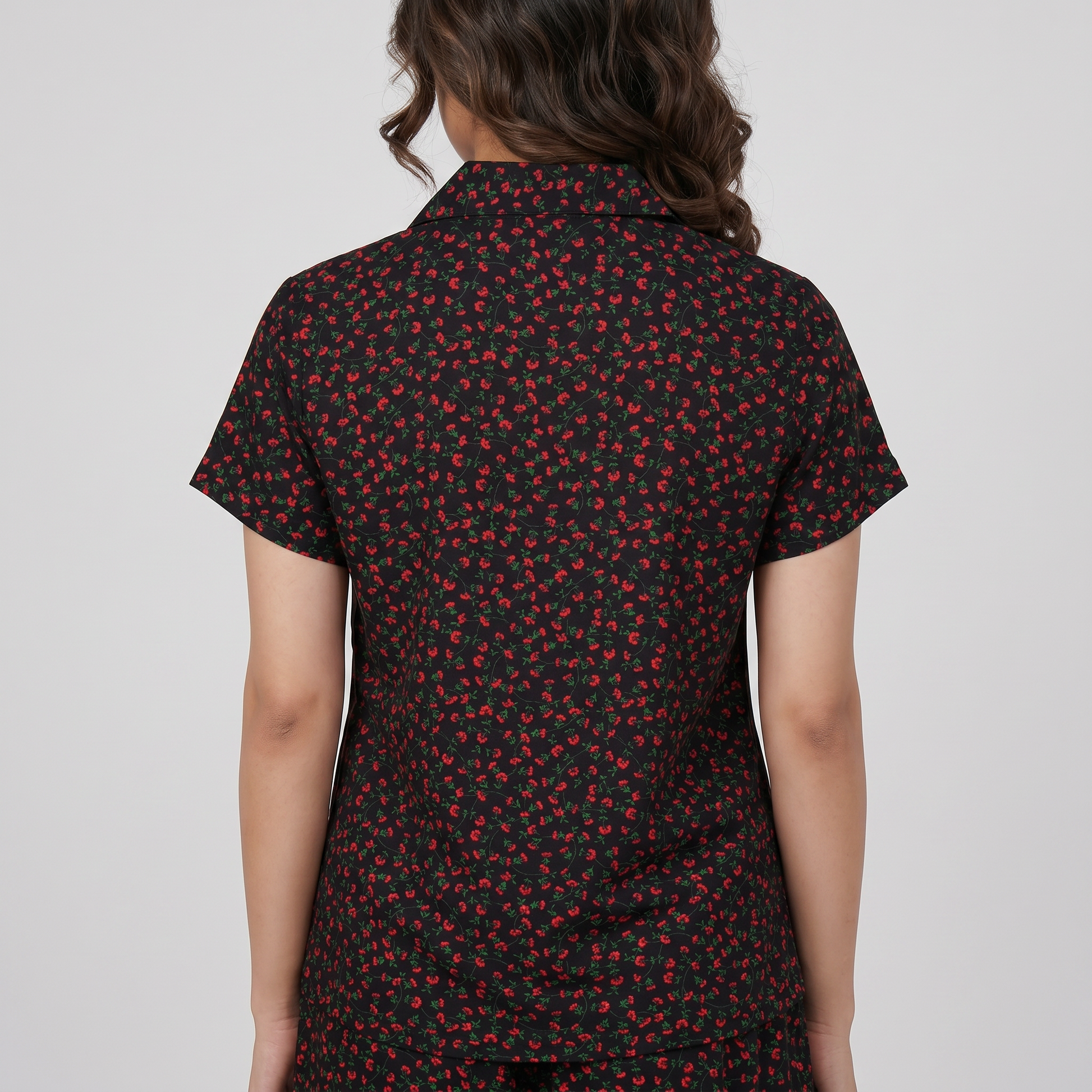 Printed Shirt with Short Sleepwear set