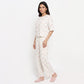 Printed Top with Pyjama Sleepwear Set