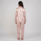 Digital Print Shirt with Pyjama Sleepwear Set